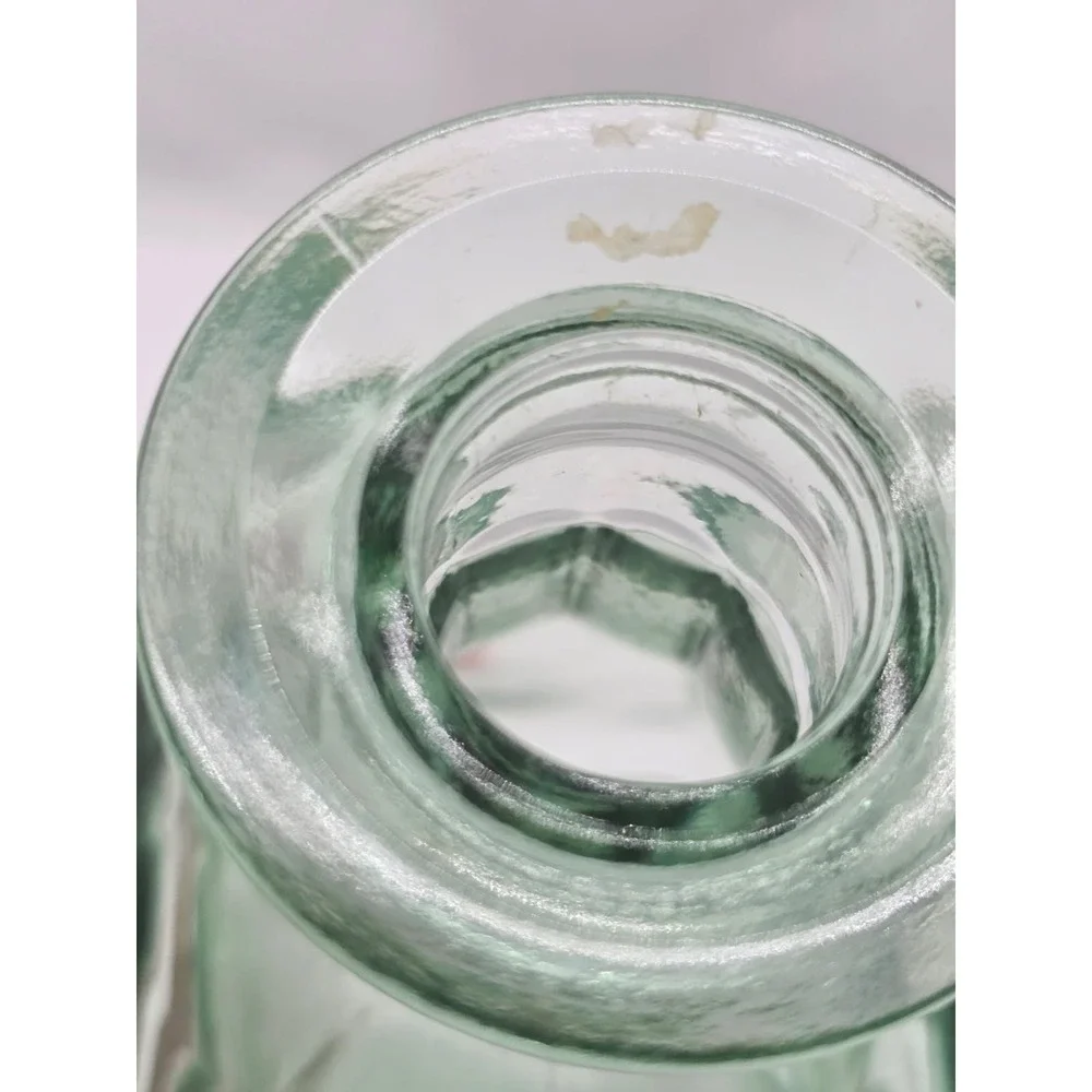 Old Fitzgerald Collection Liquor Bottle   Green Good Vintage Glass